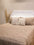 Ana Slub Cotton Hand-Tucked King Size Bed Spread - Gazoil Brown