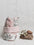 BLOSSOM PEACH BUN BASKET NAPKIN SET