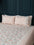 Blossom Peach King Size Luxury Bed Cover 100% Cotton - Light Pink