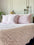 Saphora Hand-Quilted King Size Bed Spread 100% Cotton - Pink