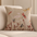 Dragonfly Beige Cushion Cover