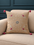 Plum Bird Charm Pastel Peach Cushion Cover