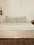 Jacquard Bed Cover Light Blue