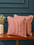 Stripe Fringes Red Cushion Cover